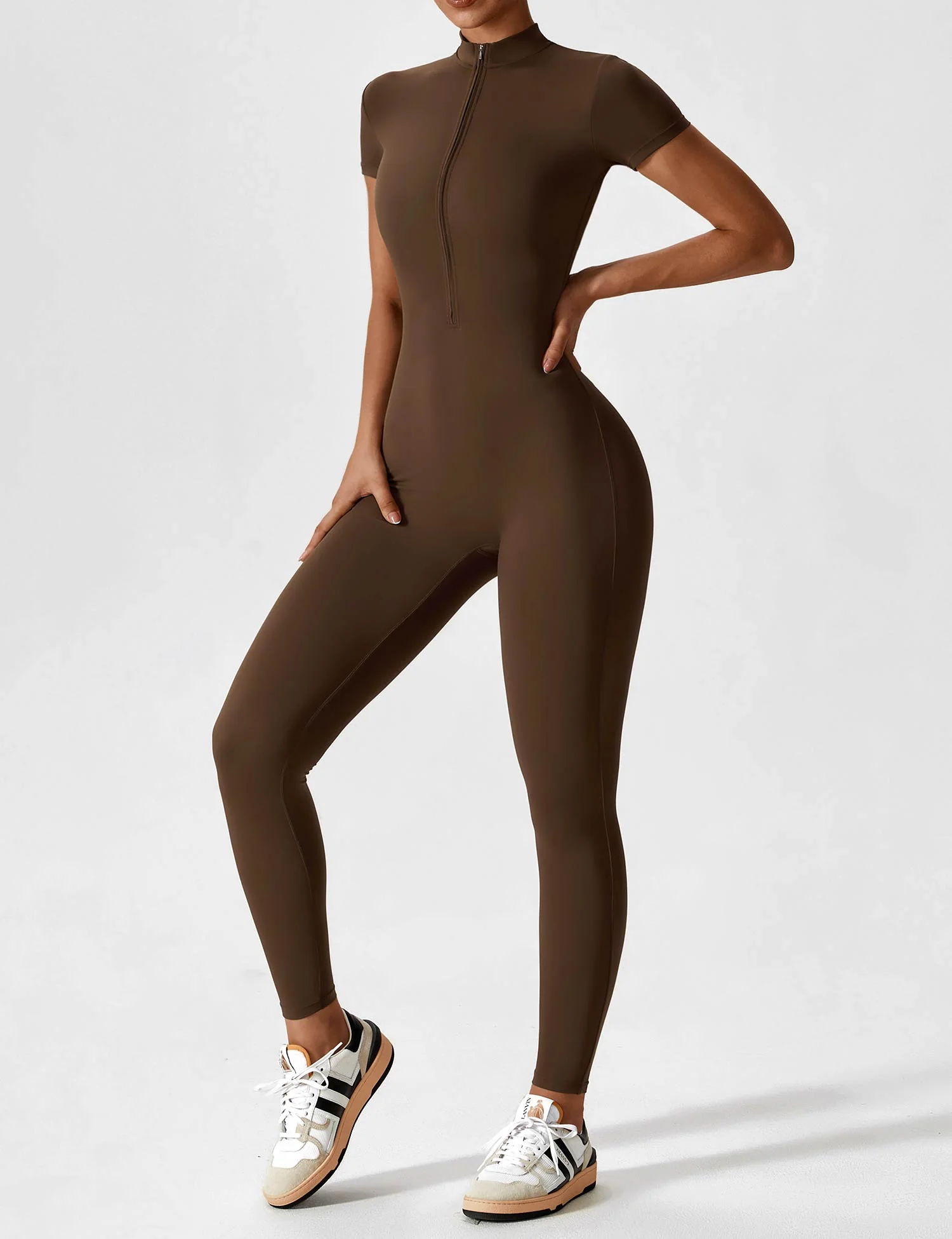 Lina | Nahtloser Full-Zip Bodysuit - Image 17
