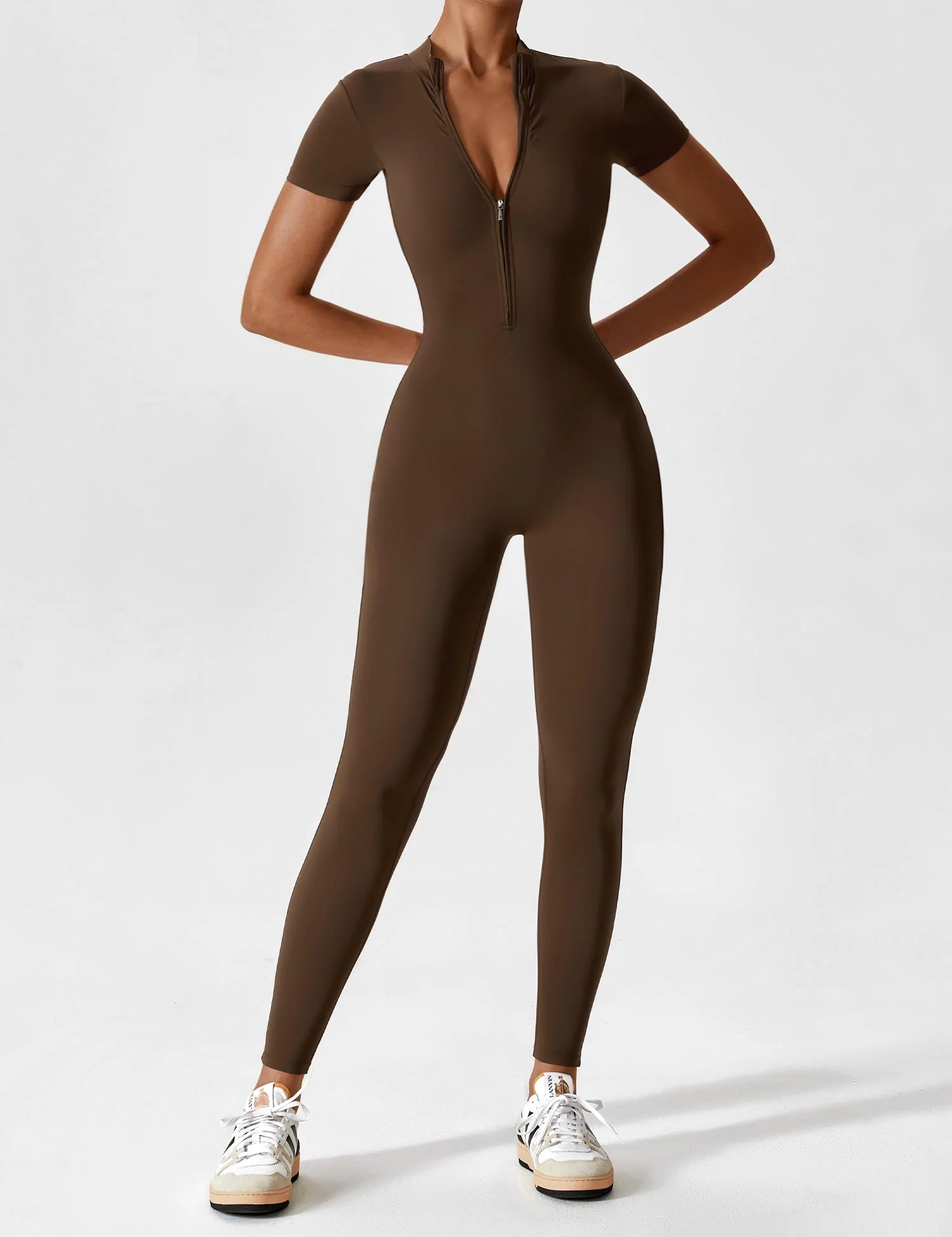 Lina | Nahtloser Full-Zip Bodysuit - Image 18