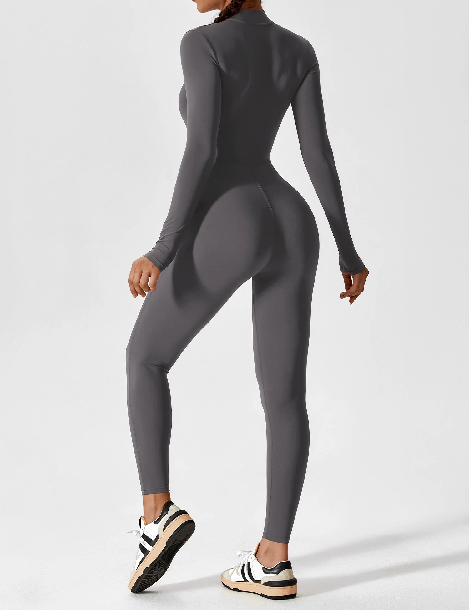 Lina | Nahtloser Full-Zip Bodysuit - Image 21