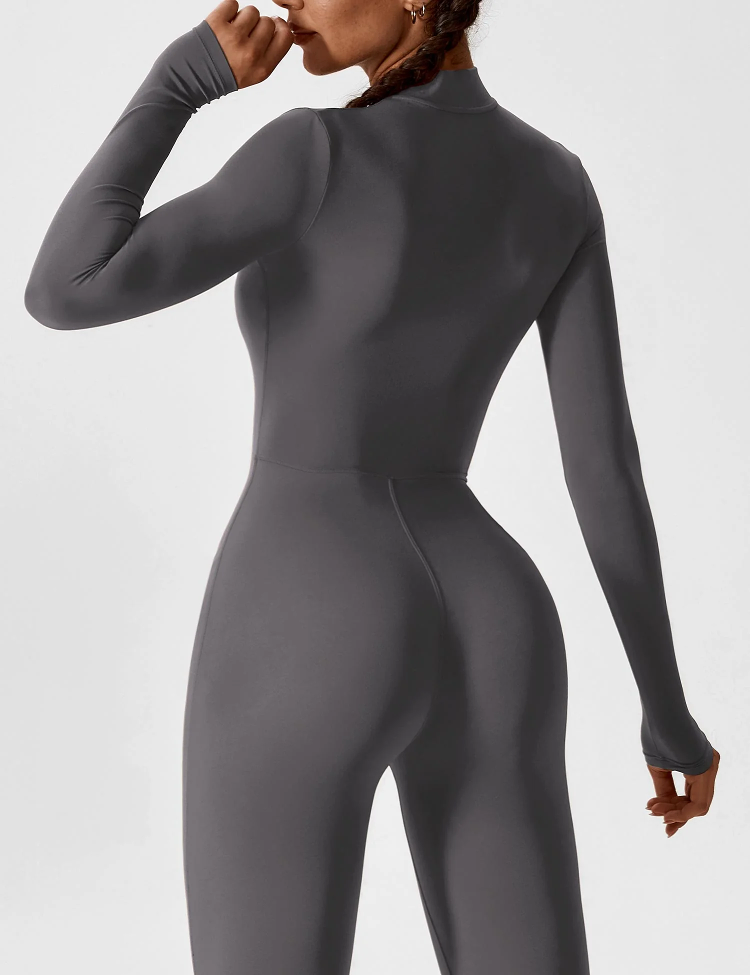 Lina | Nahtloser Full-Zip Bodysuit - Image 24