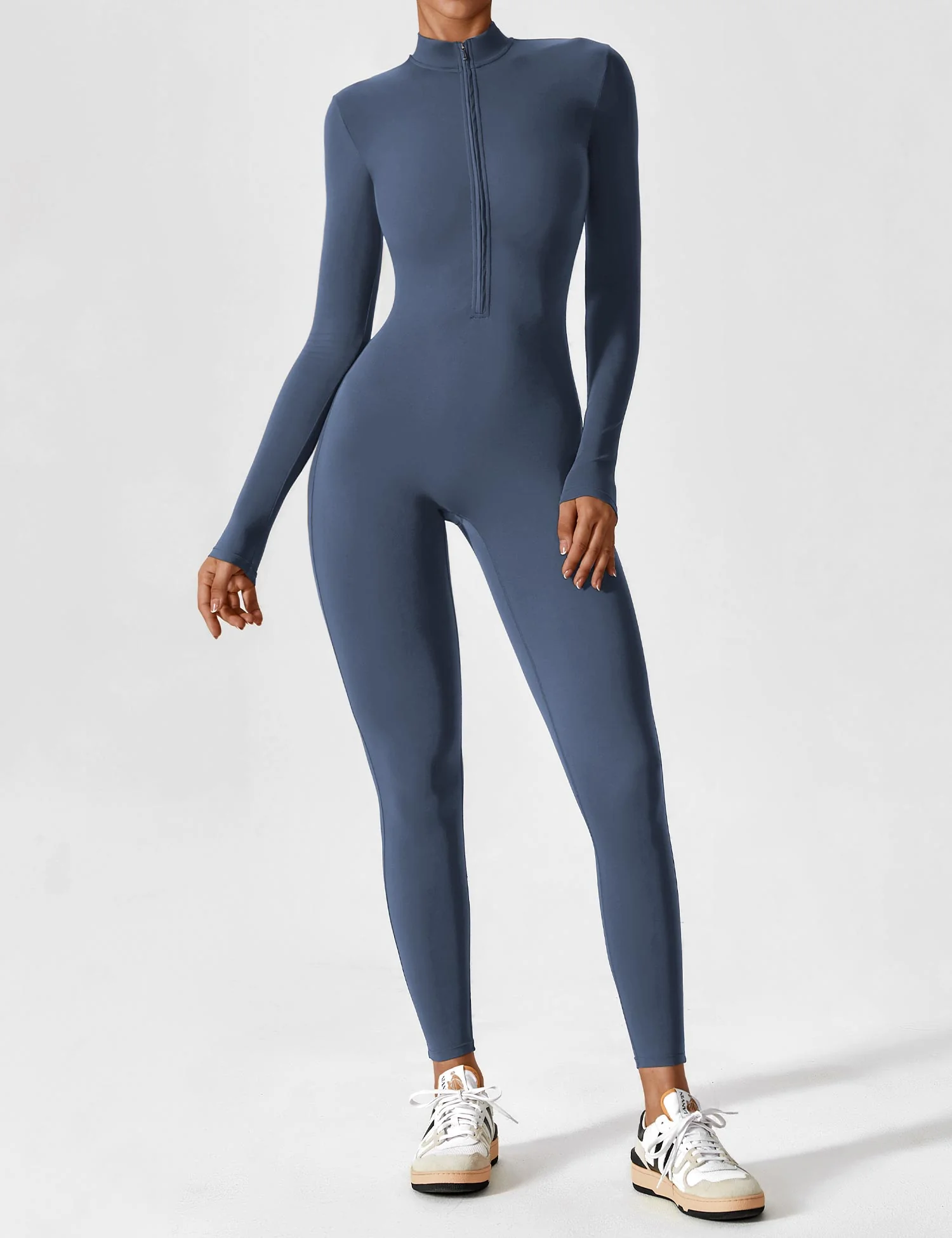 Lina | Nahtloser Full-Zip Bodysuit - Image 32