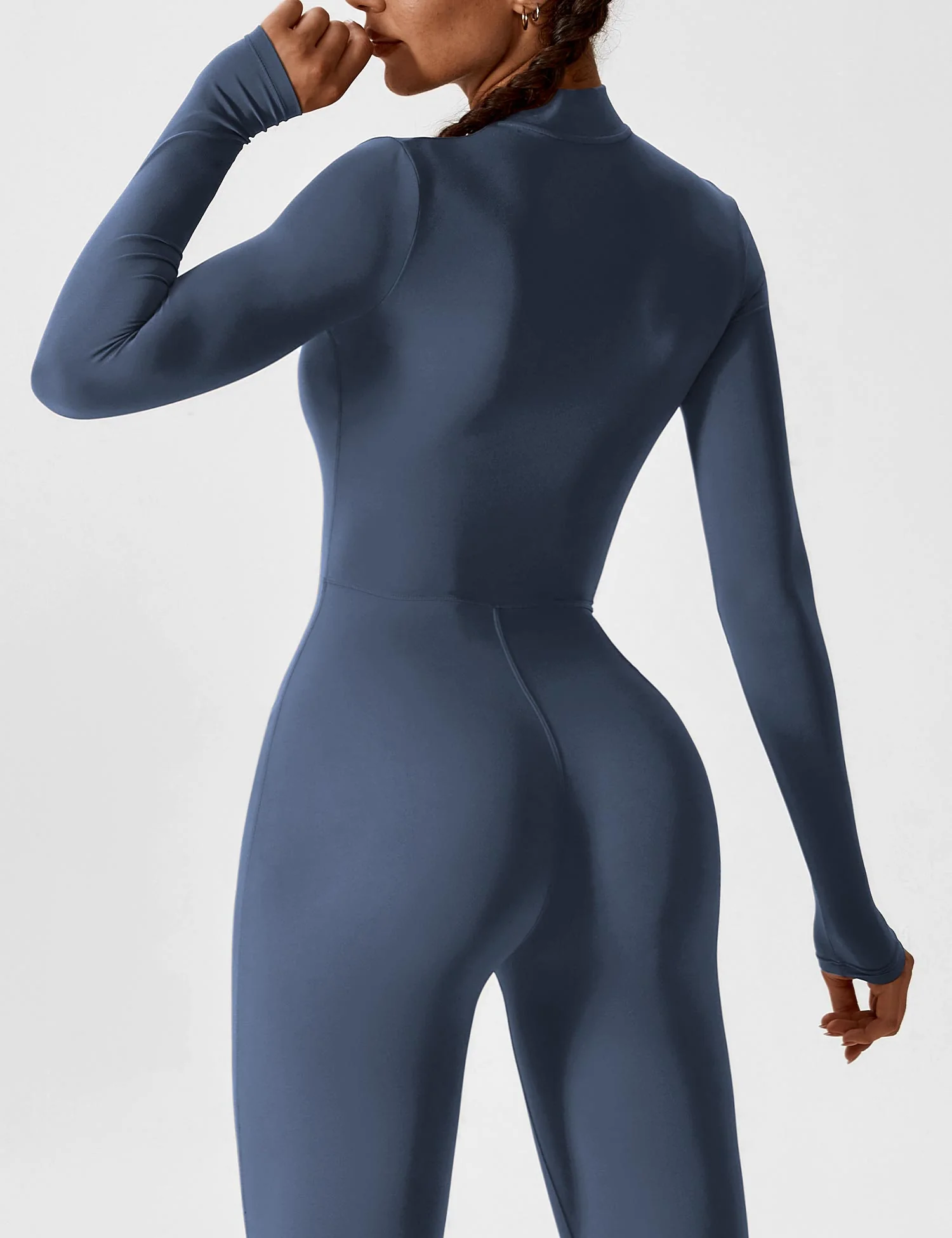 Lina | Nahtloser Full-Zip Bodysuit - Image 34
