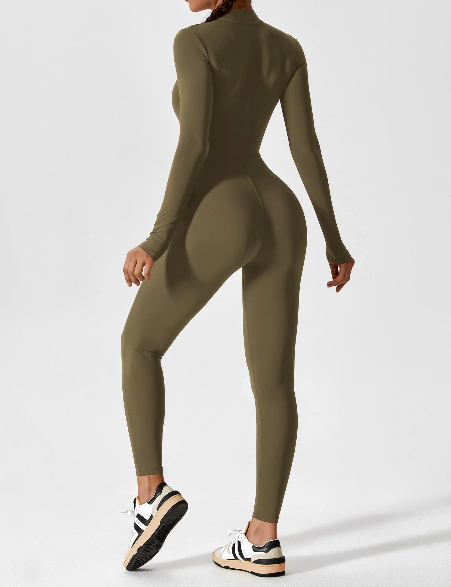 Lina | Nahtloser Full-Zip Bodysuit - Image 36