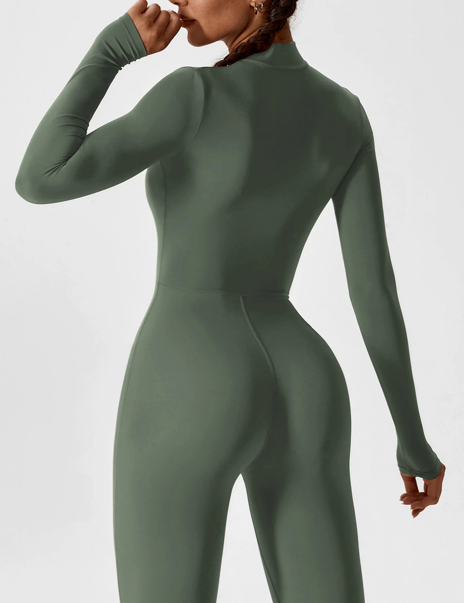 Lina | Nahtloser Full-Zip Bodysuit - Image 44