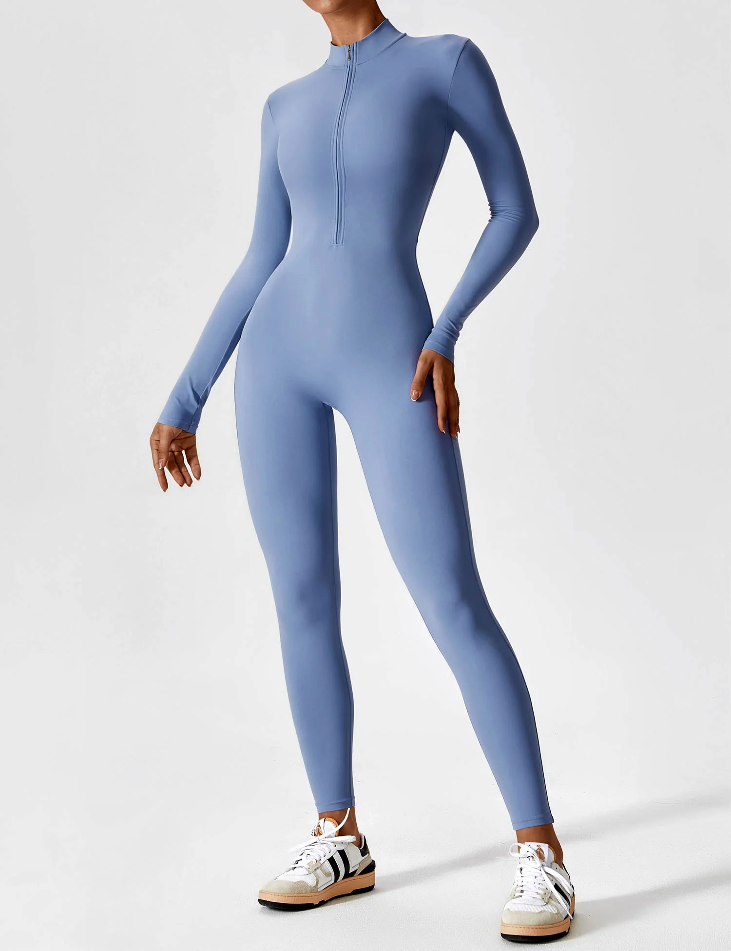 Lina | Nahtloser Full-Zip Bodysuit - Image 52