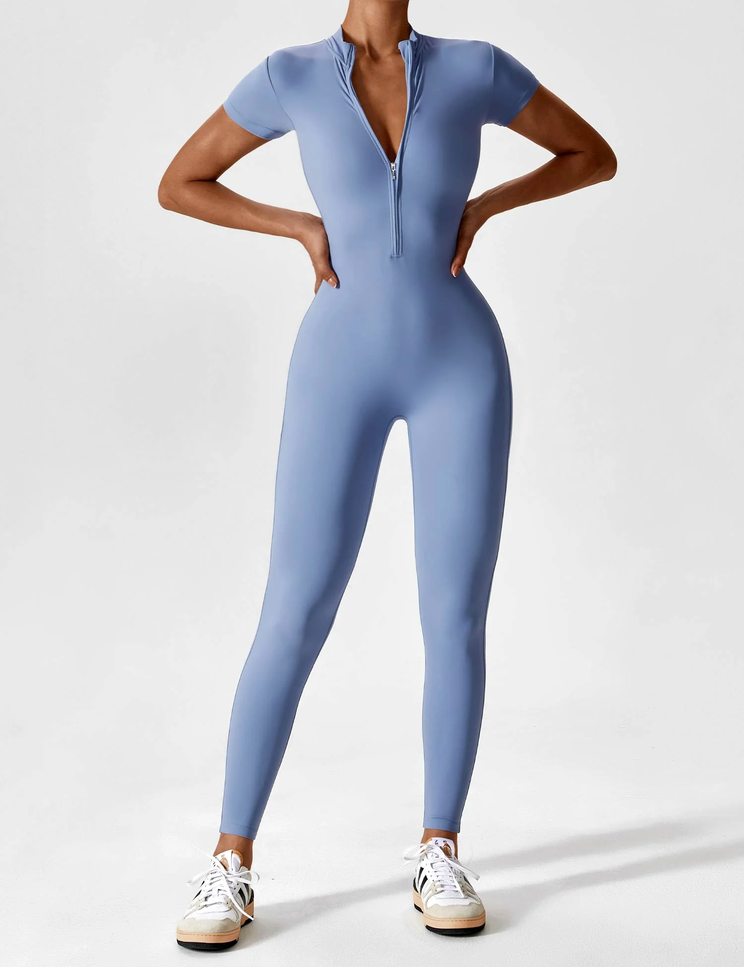Lina | Nahtloser Full-Zip Bodysuit - Image 58