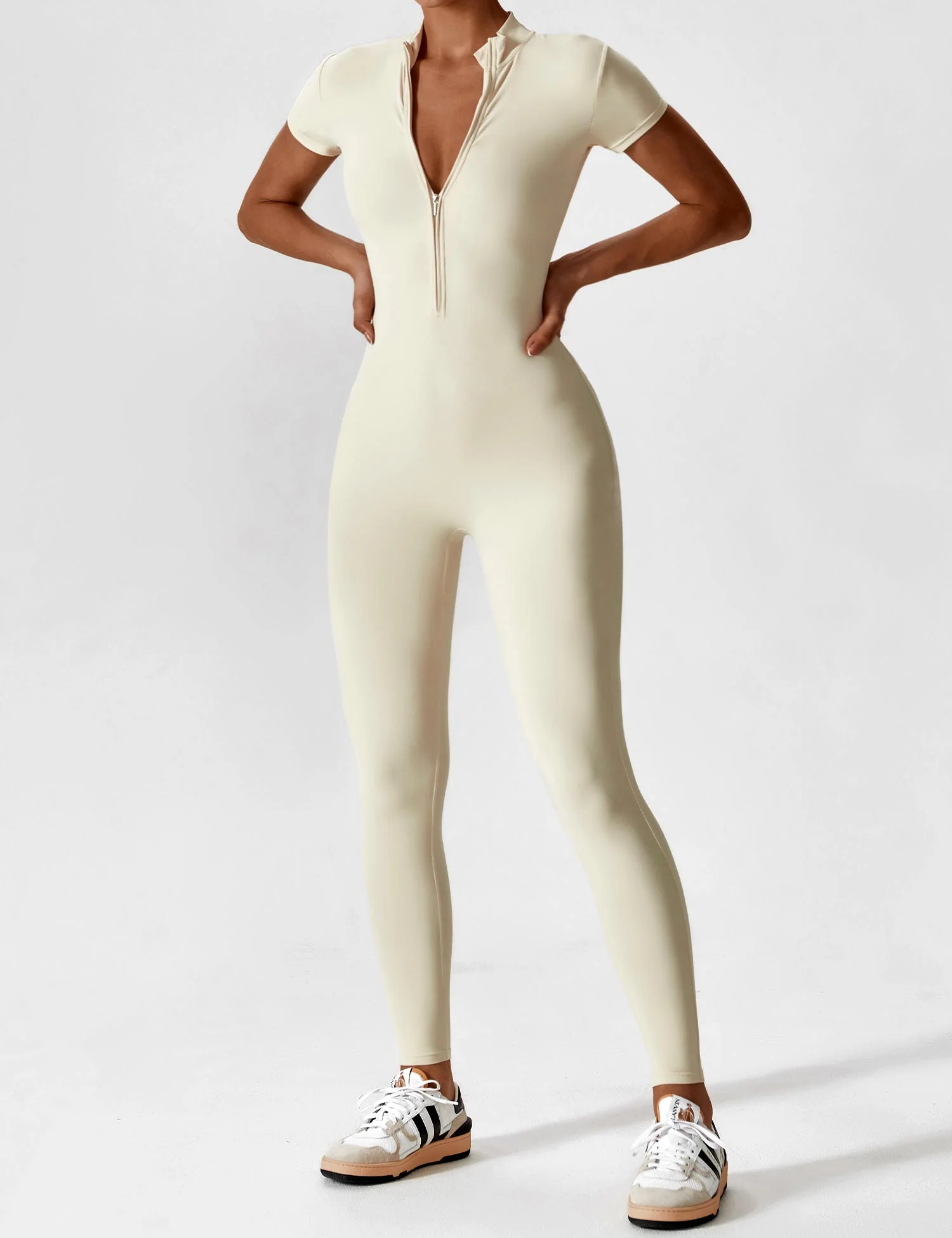 Lina | Nahtloser Full-Zip Bodysuit - Image 68