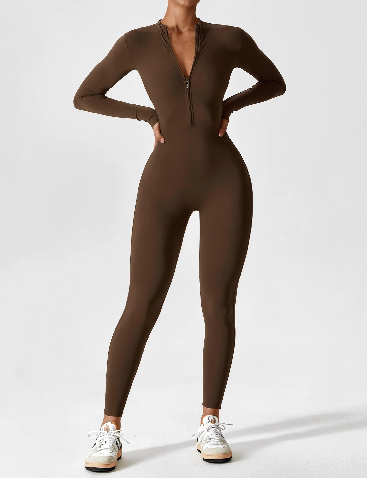 Lina | Nahtloser Full-Zip Bodysuit - Image 72
