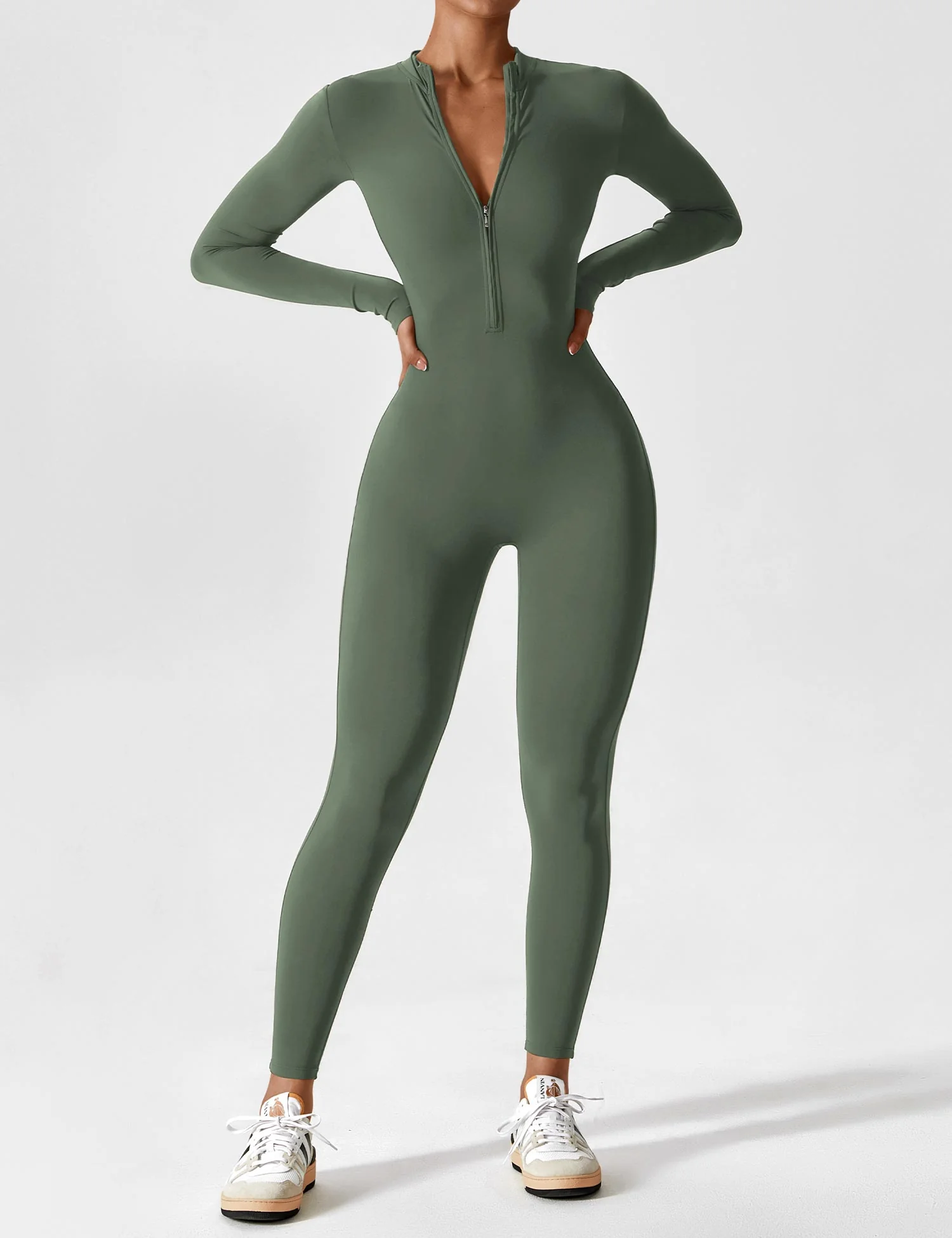 Lina | Nahtloser Full-Zip Bodysuit - Image 77