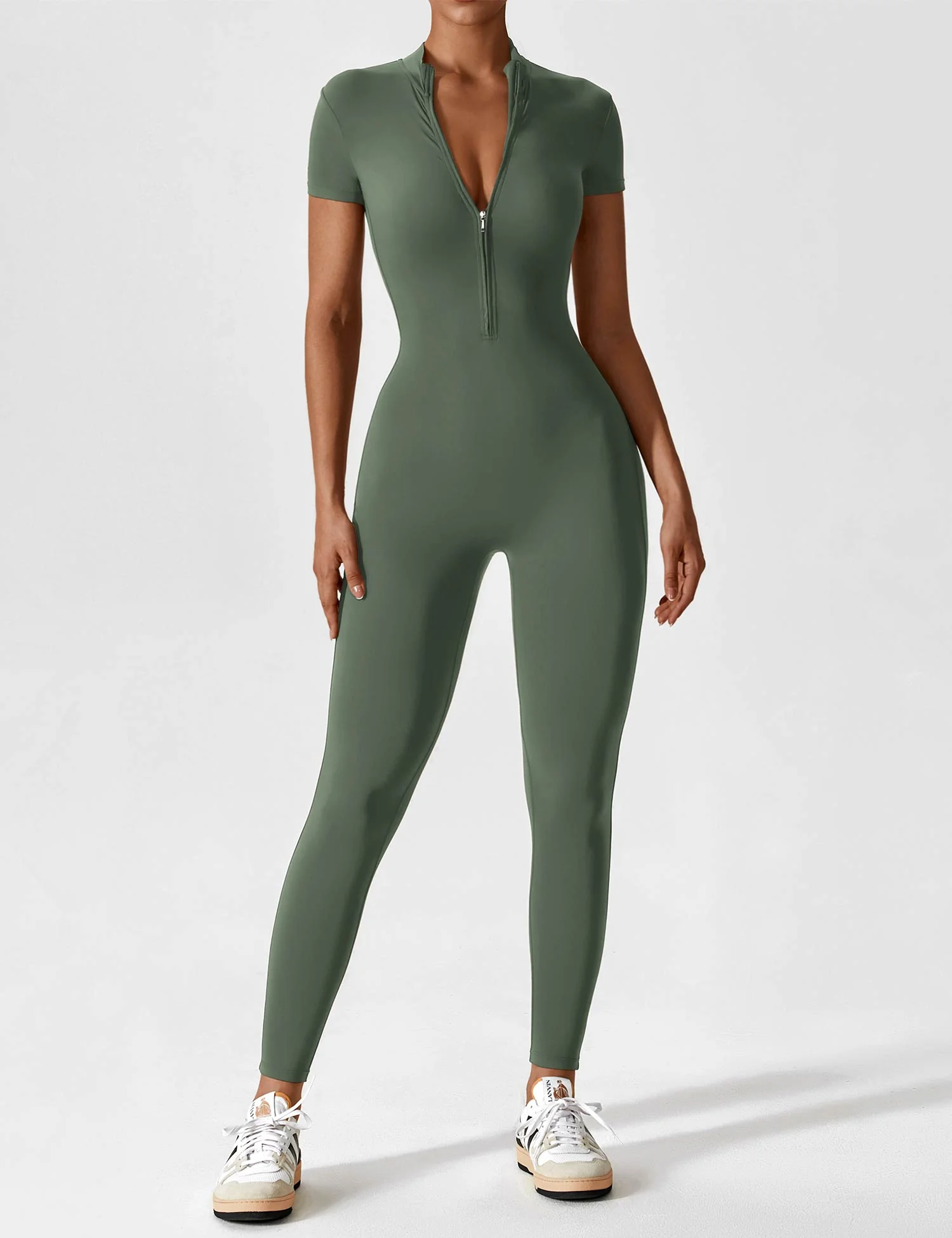 Lina | Nahtloser Full-Zip Bodysuit - Image 82