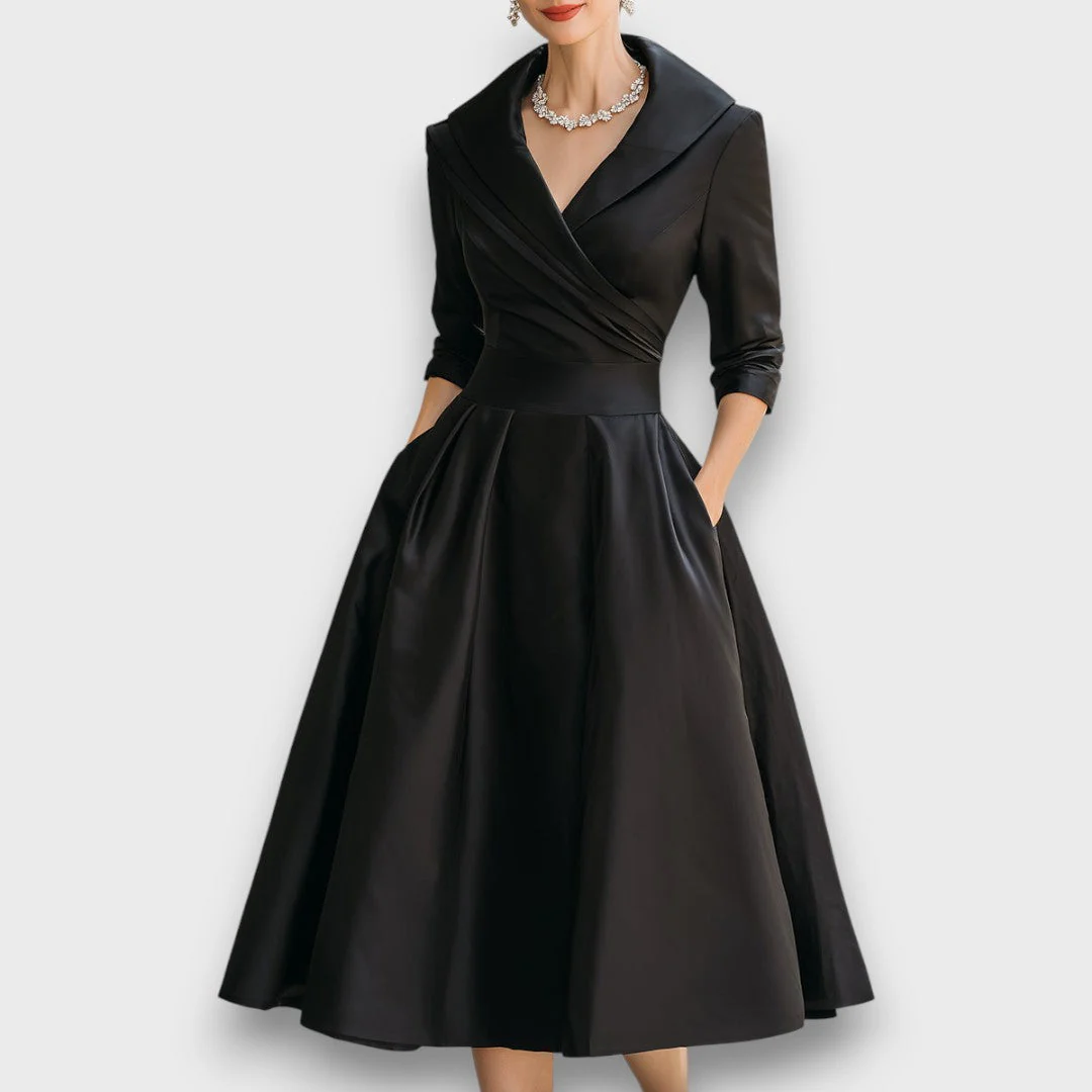 Lina – Satiniertes Midikleid - Image 6