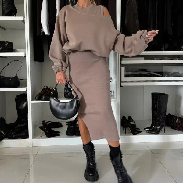 LINA SWEATSHIRT & ÄRMELLOSES KLEID 2-TEILIGES SET - Image 2