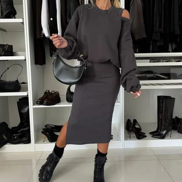 LINA SWEATSHIRT & ÄRMELLOSES KLEID 2-TEILIGES SET - Image 3