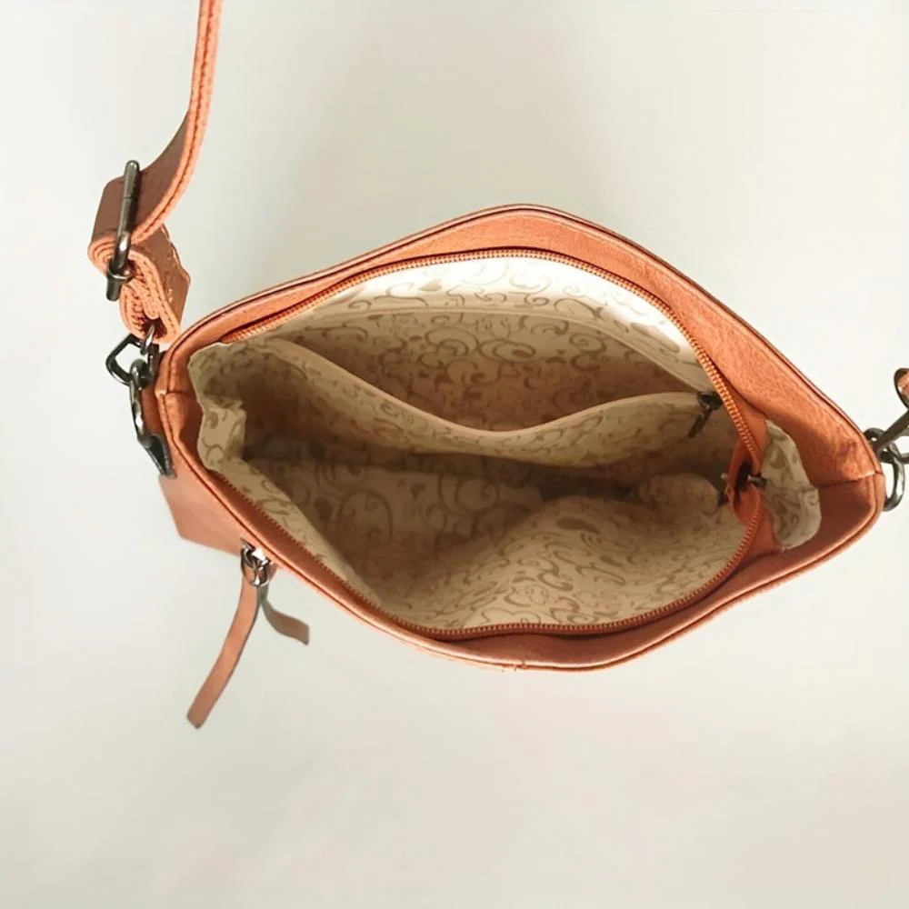 Lina | Vintage Schachbrett-Muster Umhängetasche - Image 4