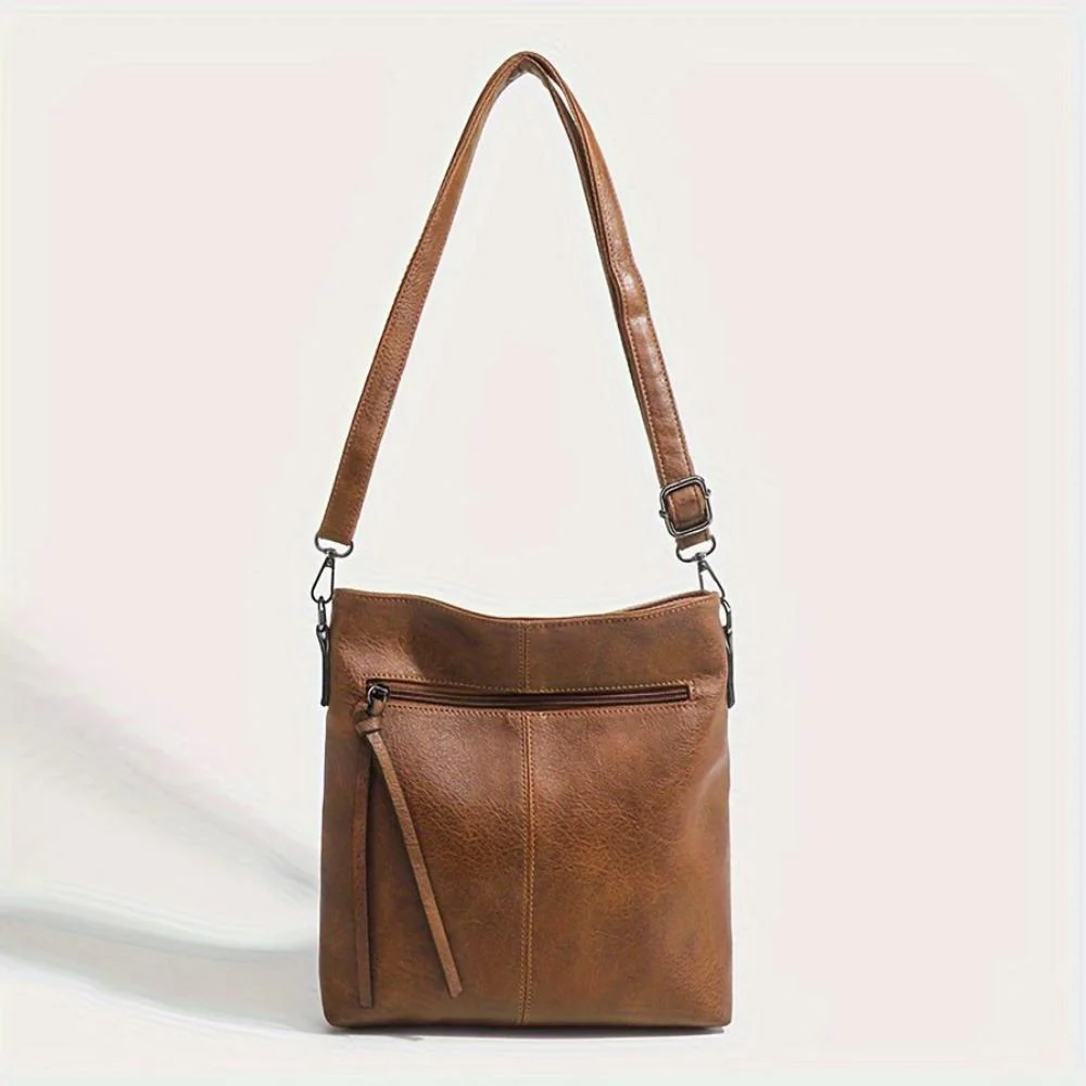 Lina | Vintage Schachbrett-Muster Umhängetasche - Image 8