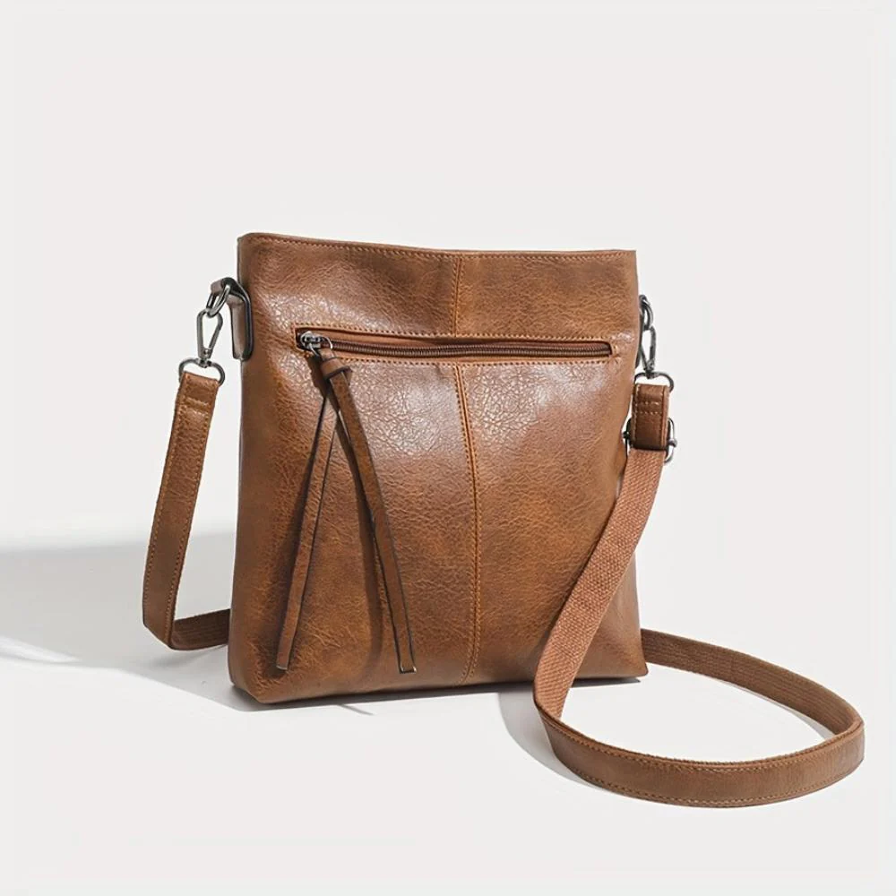 Lina | Vintage Schachbrett-Muster Umhängetasche - Image 9