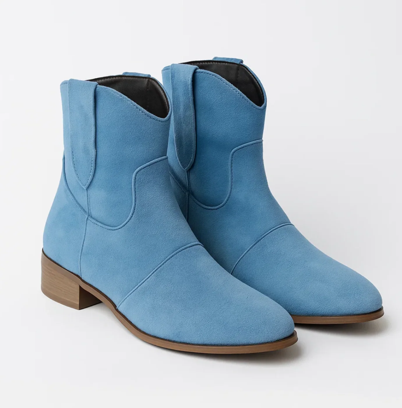 Linde | Wildleder Westernstiefel - Image 4