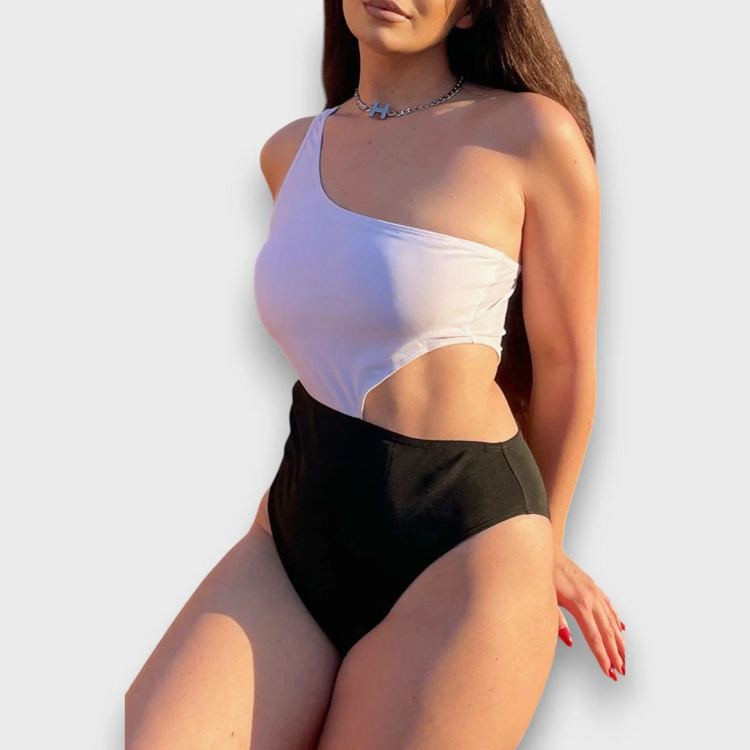 Lior – Asymmetrischer Badeanzug mit Cut-out - Image 3