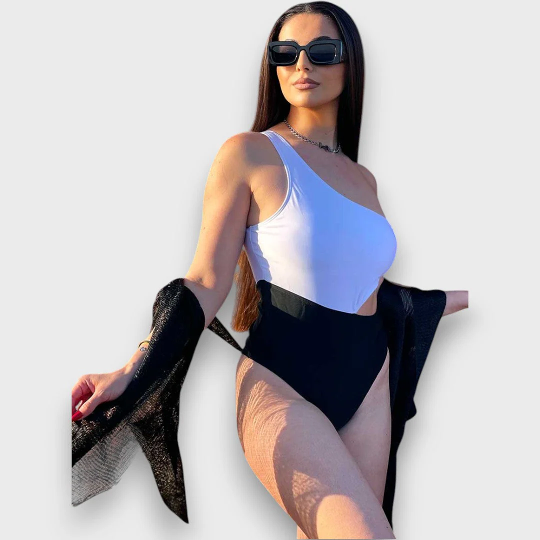 Lior – Asymmetrischer Badeanzug mit Cut-out - Image 5