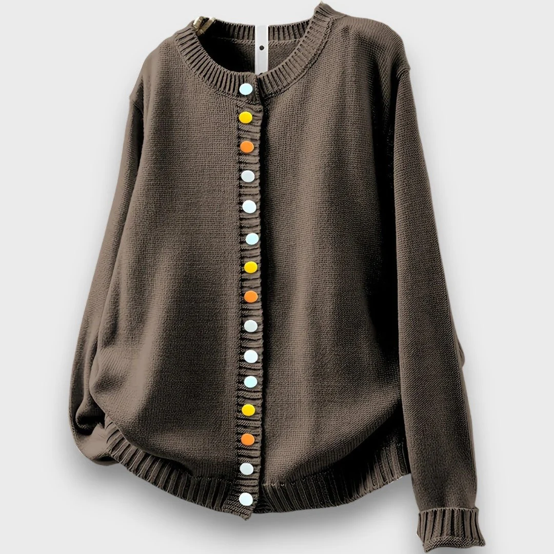 Liora – Strickjacke mit Knopfdetails - Image 5