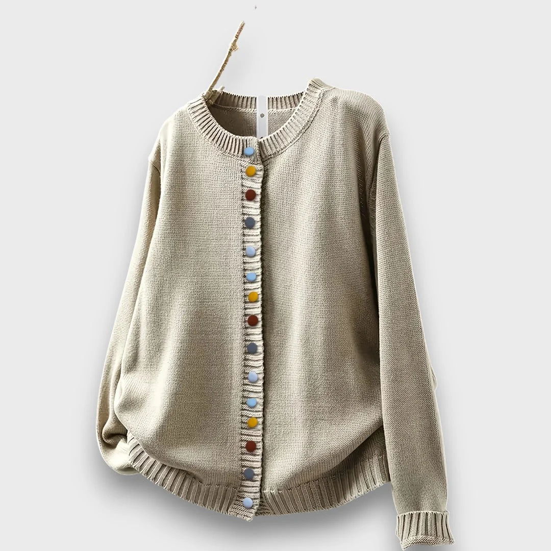 Liora – Strickjacke mit Knopfdetails - Image 6