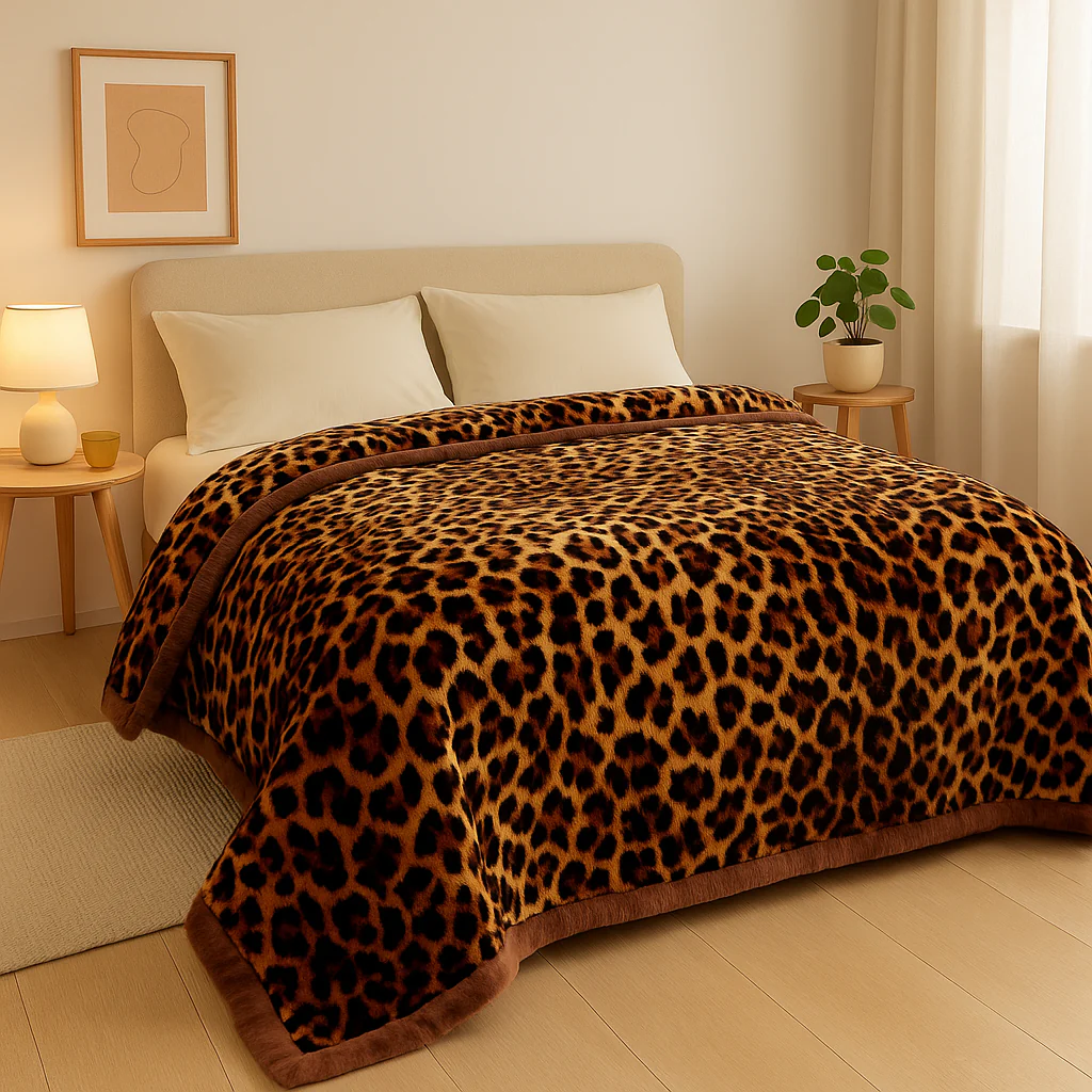 LioraPelt | Leoparden-Fleecedecke - Image 3