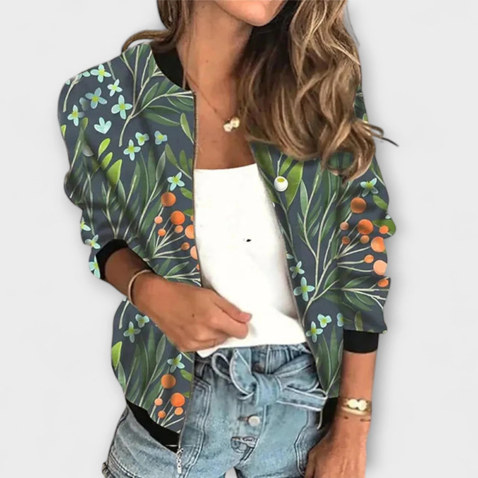 Liorra – Bedruckte Jacke mit Reißverschluss - Image 5