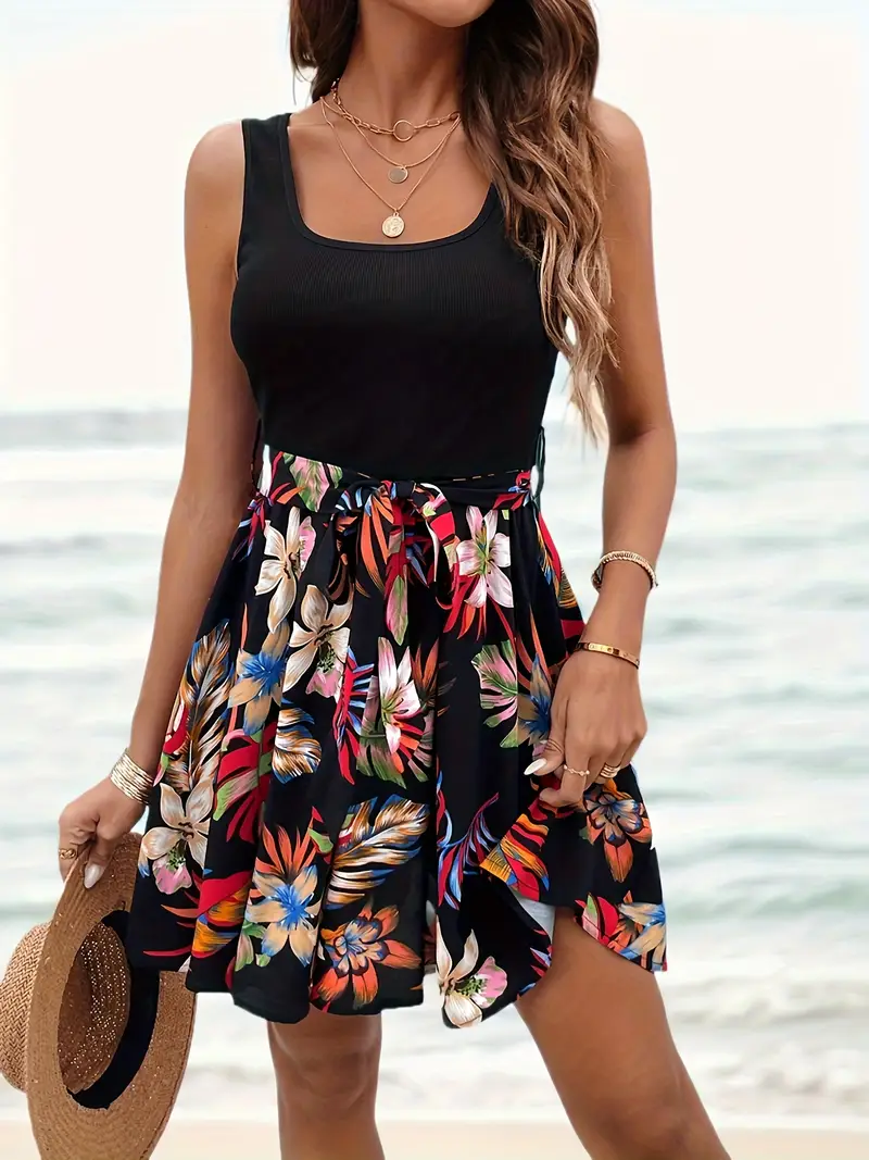 Lirio – Geblümtes Strickkleid - Image 2