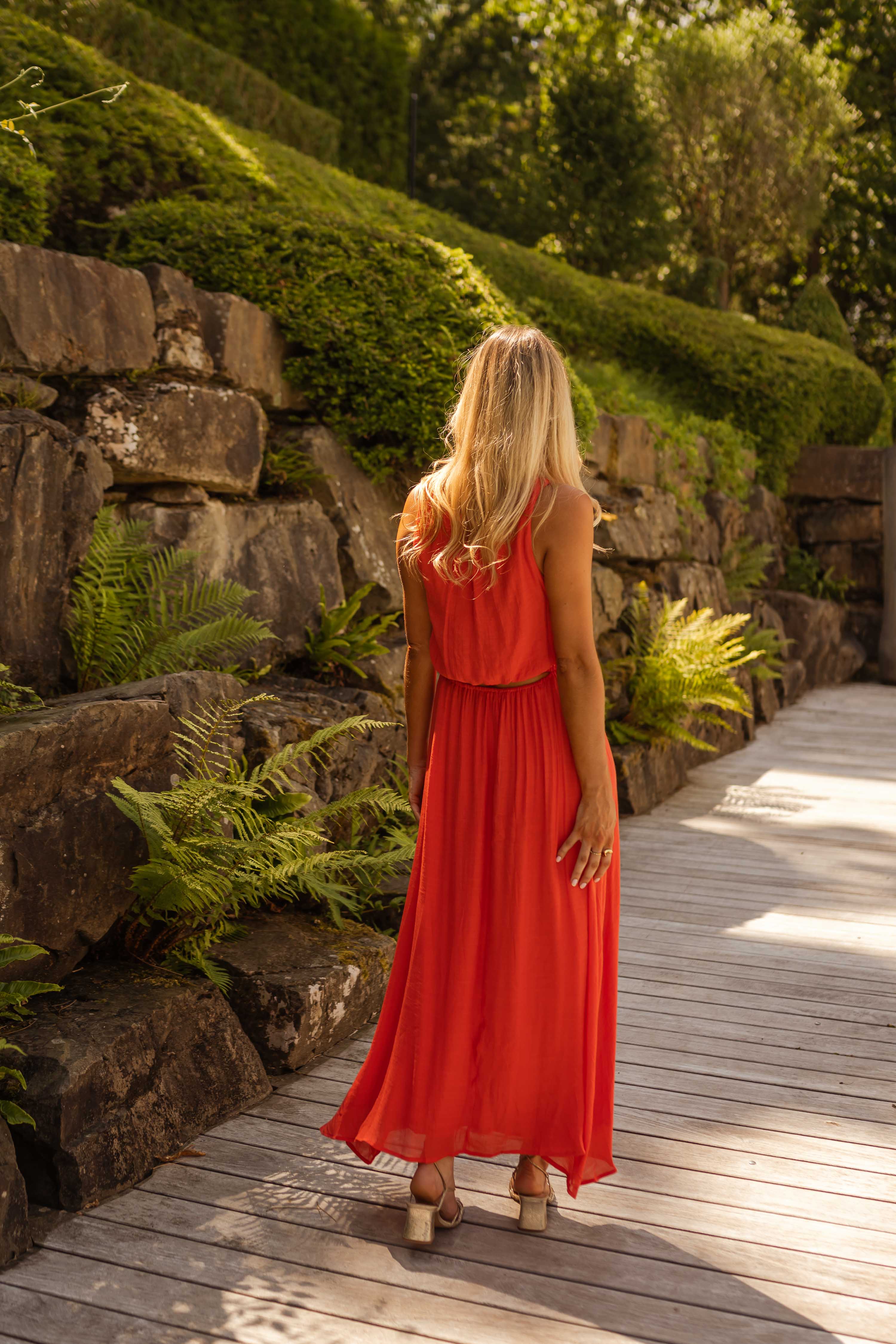 LISA™ | Das Sommerkleid in kräftigem Orange - Image 3