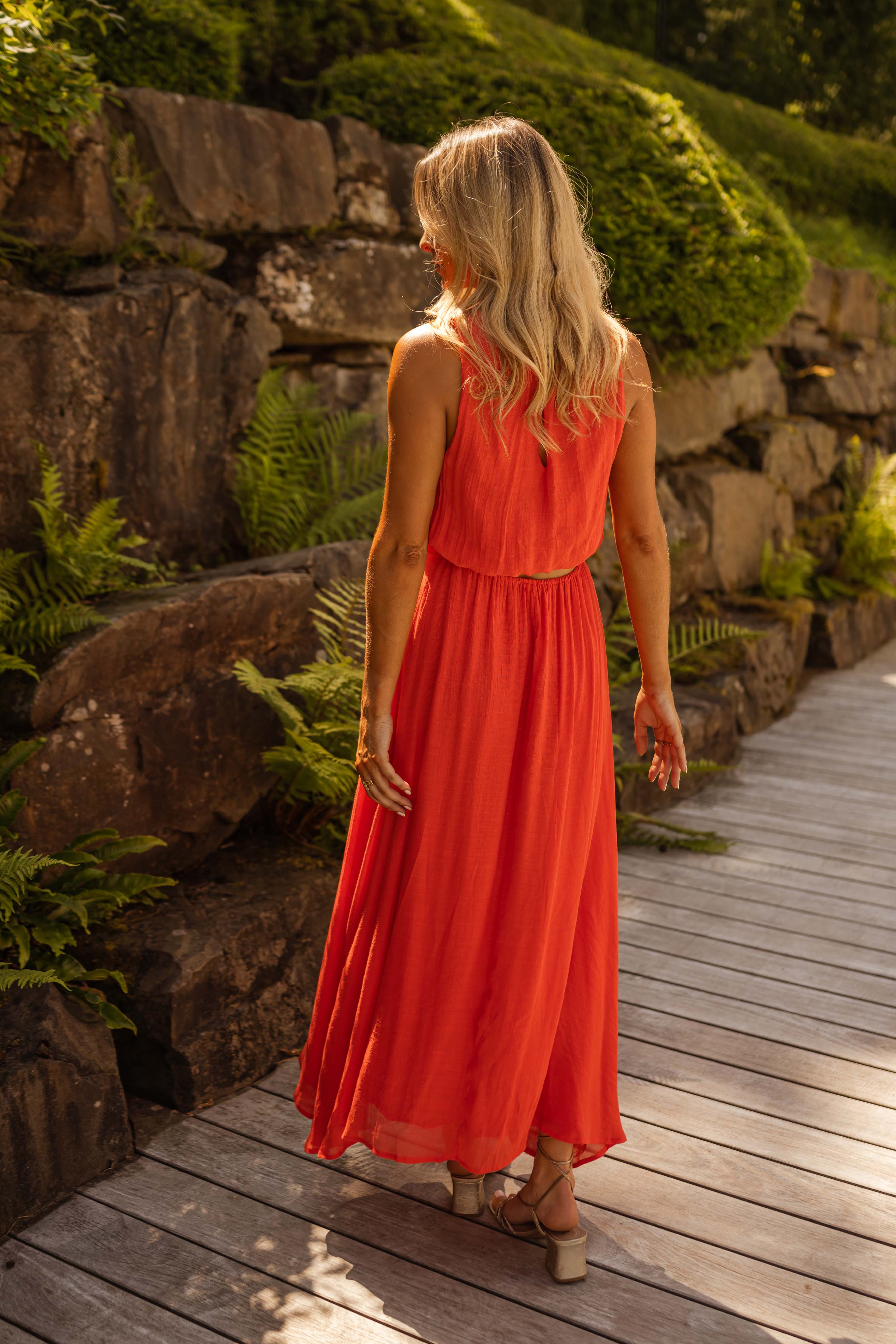 LISA™ | Das Sommerkleid in kräftigem Orange - Image 4