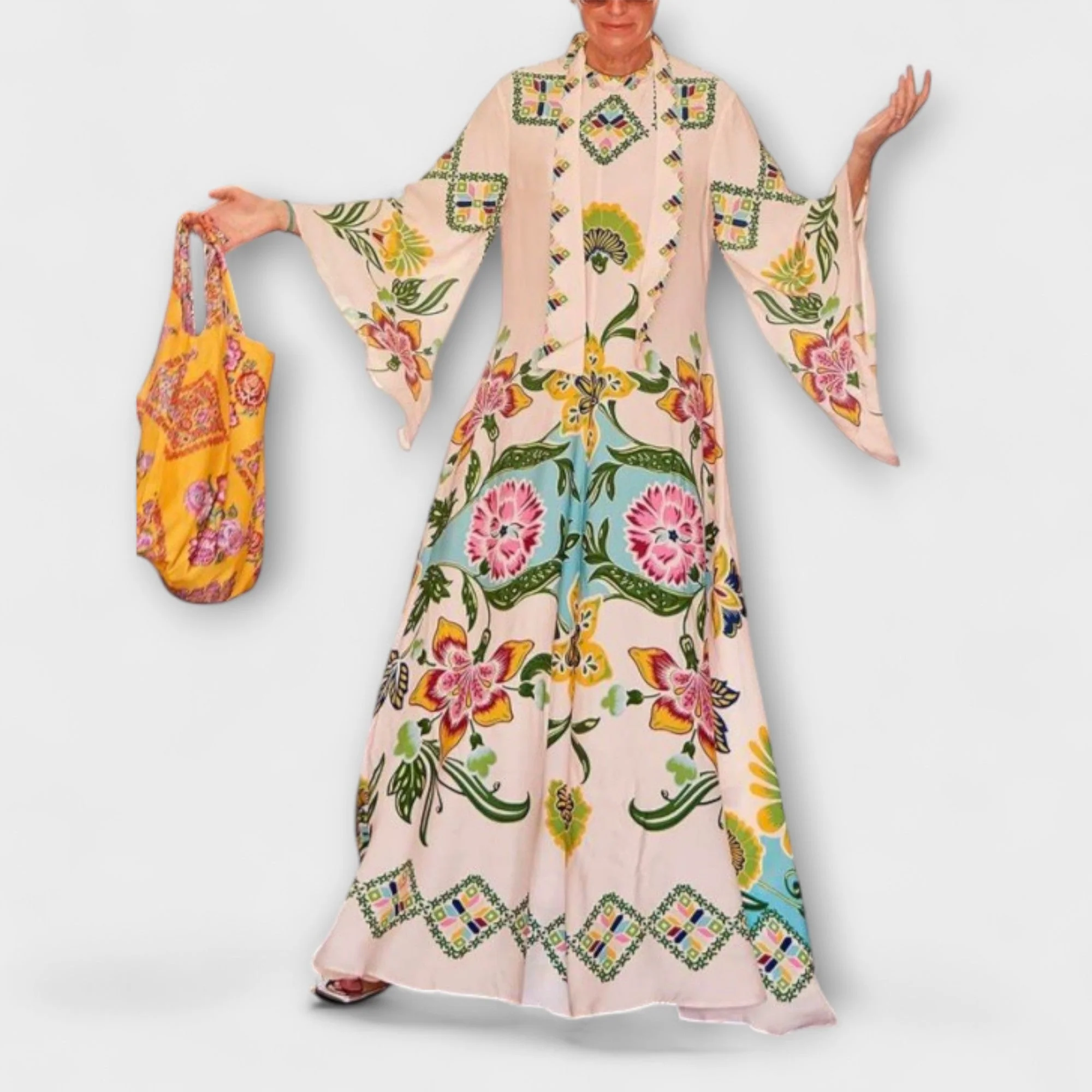 Lisa - Elegantes Maxikleid mit floralem Muster und fließendem Schnitt - Image 4