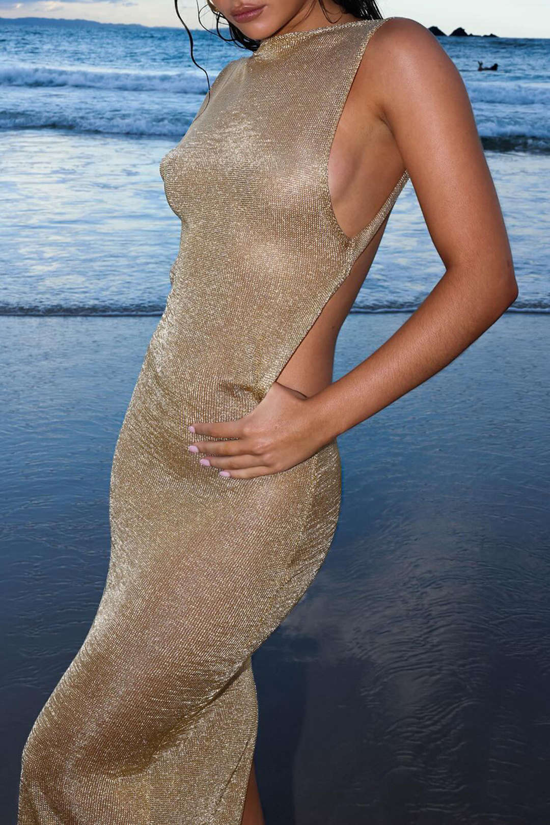 Lisa | Glamouröses Rückenfreies Maxi-Kleid – Eleganz trifft Verführung - Image 2