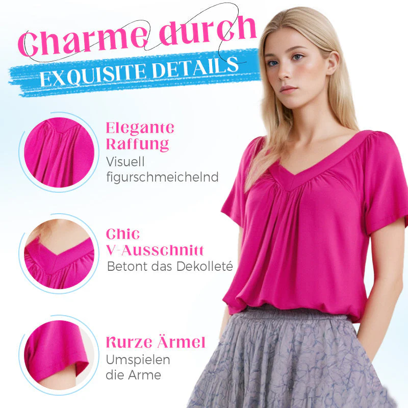 Lisbeth™ Schmeichelhaft Gefaltete Bluse - Image 5