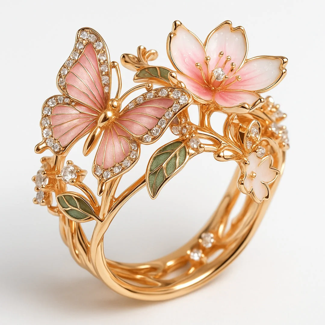 Liselotte – Blütenpoesie-Ring - Image 3