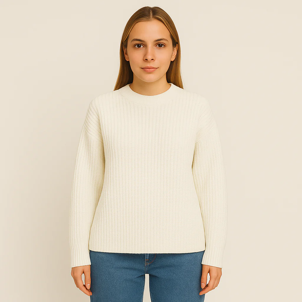 Liv | Bequemer Rundhalspullover für Damen - Image 3