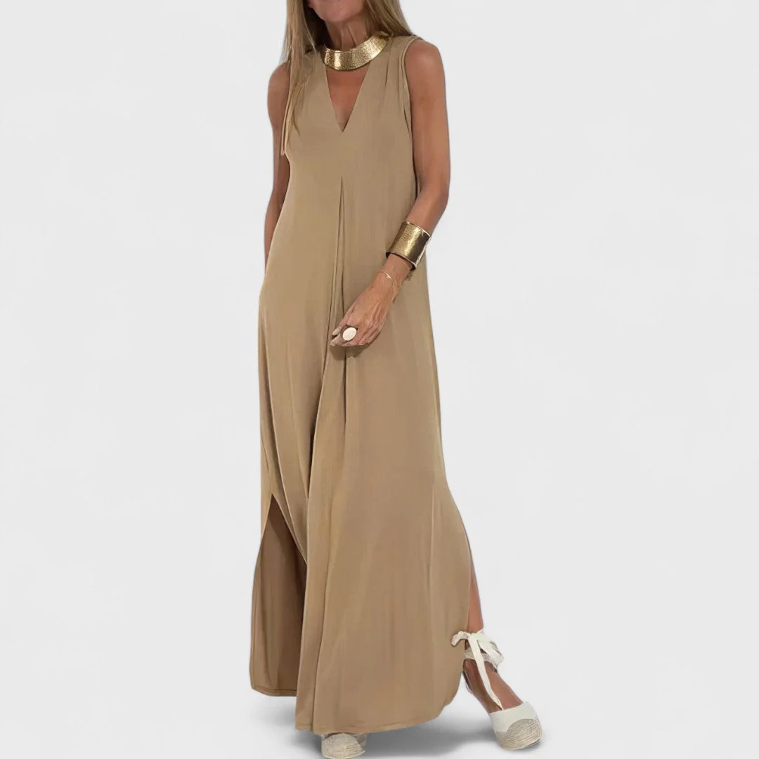 Livana – Maxikleid mit raffinierter Drapierung - Image 5