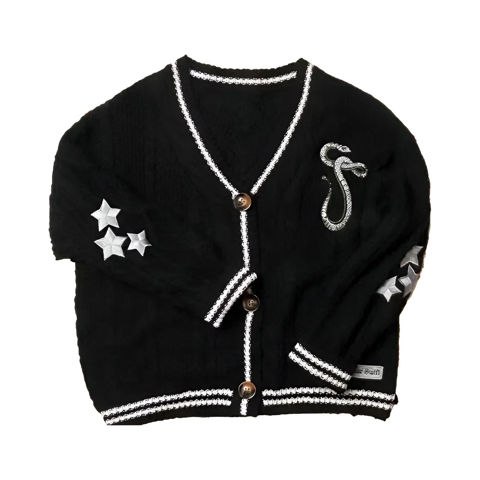 Livia | Gemütliche Strickweste mit Sternstickerei - Image 9