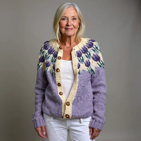Livia - Handge Fertigt Woll Pullover - Image 2