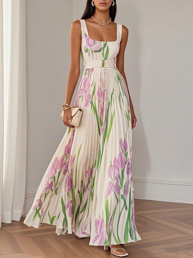 Liviana | Plissiertes Maxi-Kleid - Image 2