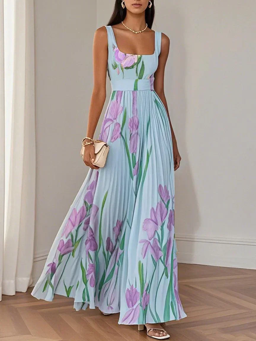 Liviana | Plissiertes Maxi-Kleid - Image 4