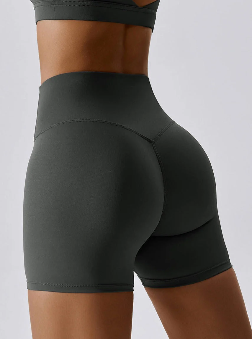 Liya | Nahtlose High-Waist Sport Shorts - Image 2