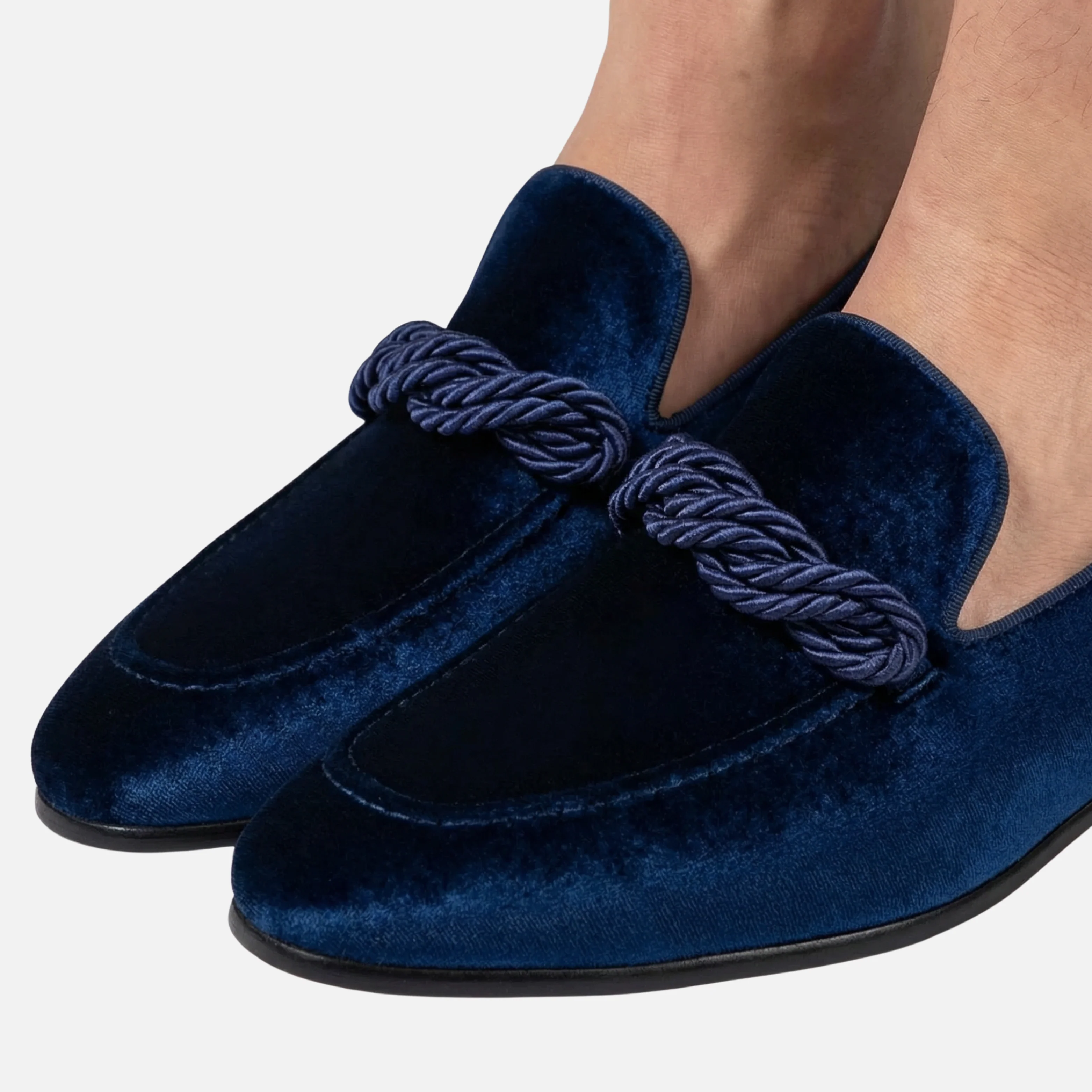 Florian | Herren Loafer Kordel-Detail Veganes Wildleder-Imitat – Vegane Loafer Herren - Image 5