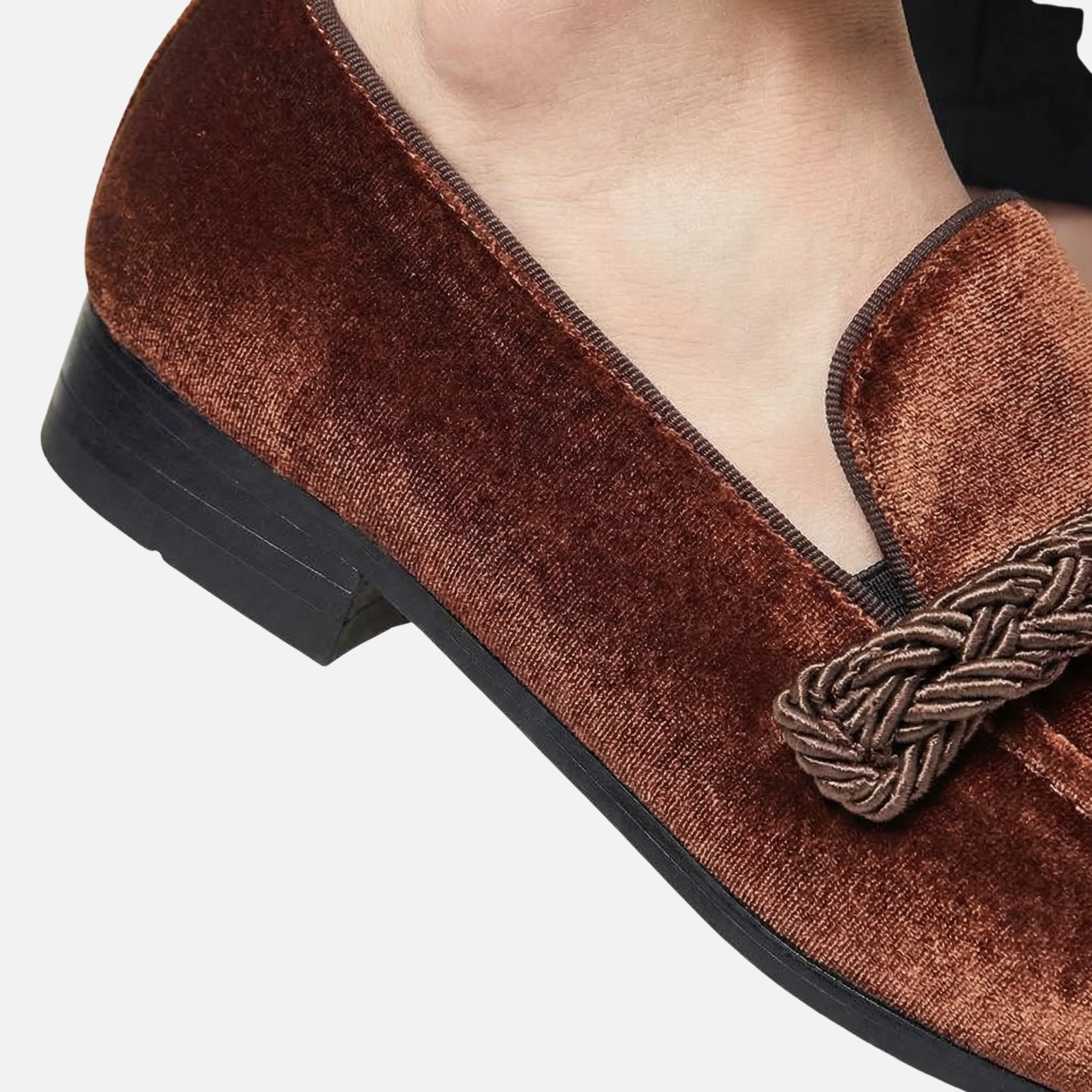 Florian | Herren Loafer Kordel-Detail Veganes Wildleder-Imitat – Vegane Loafer Herren - Image 6