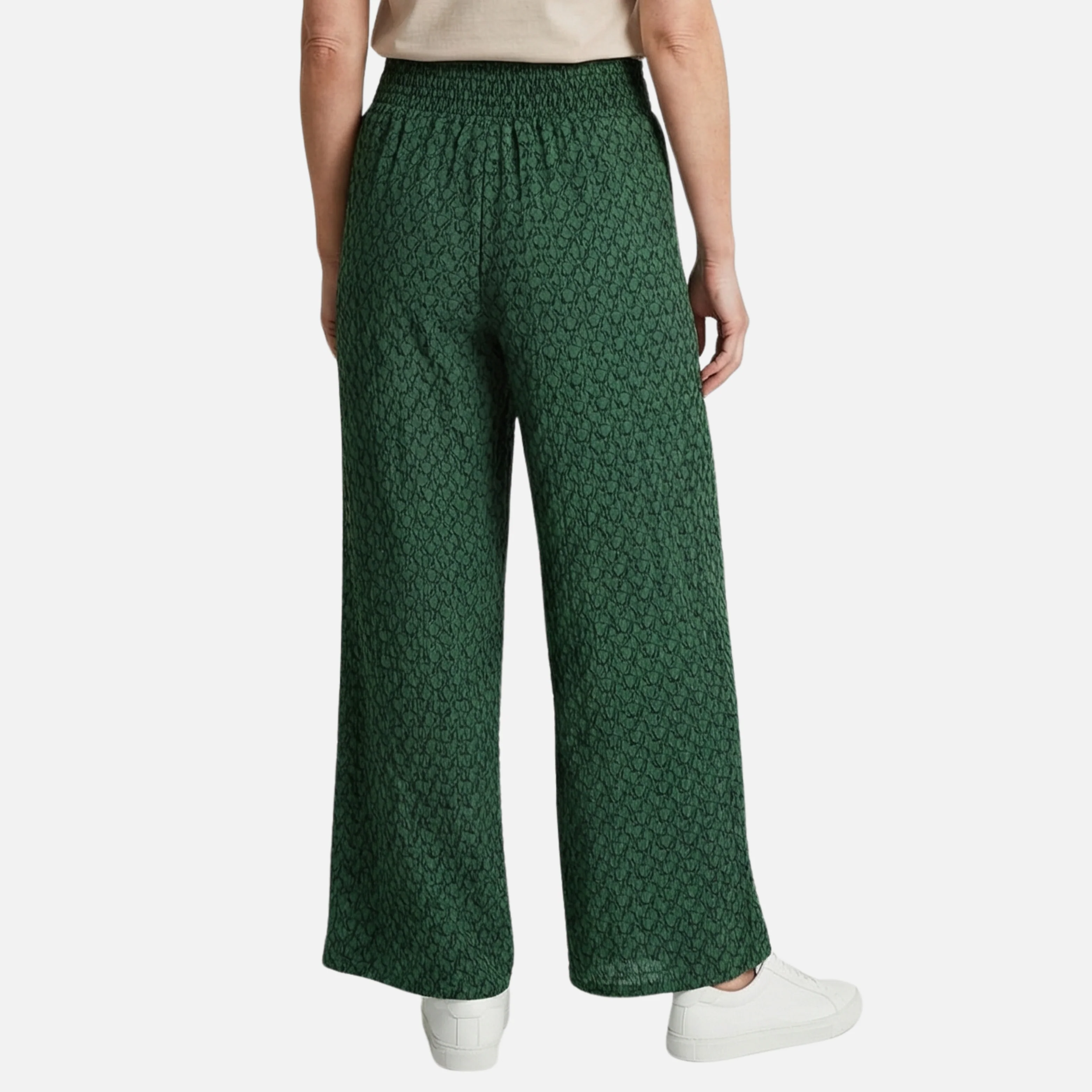 Monika | Damen Locker Fallende Hose Geometrischer Print – Statement Print Hose - Image 3