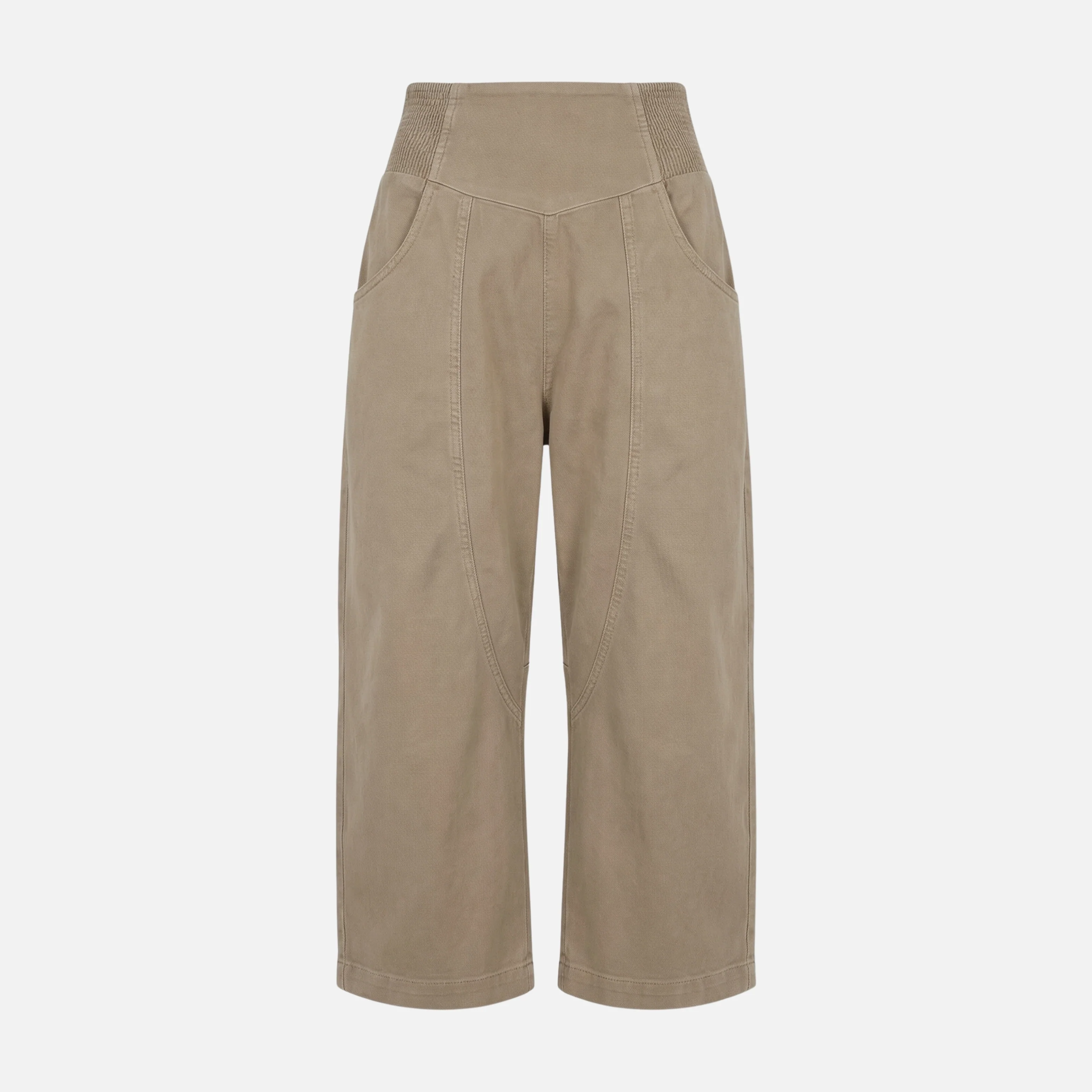 Karin | Damen Locker Geschnittene Leinen Weites Bein Taschen – Leinen Wide Leg - Image 7