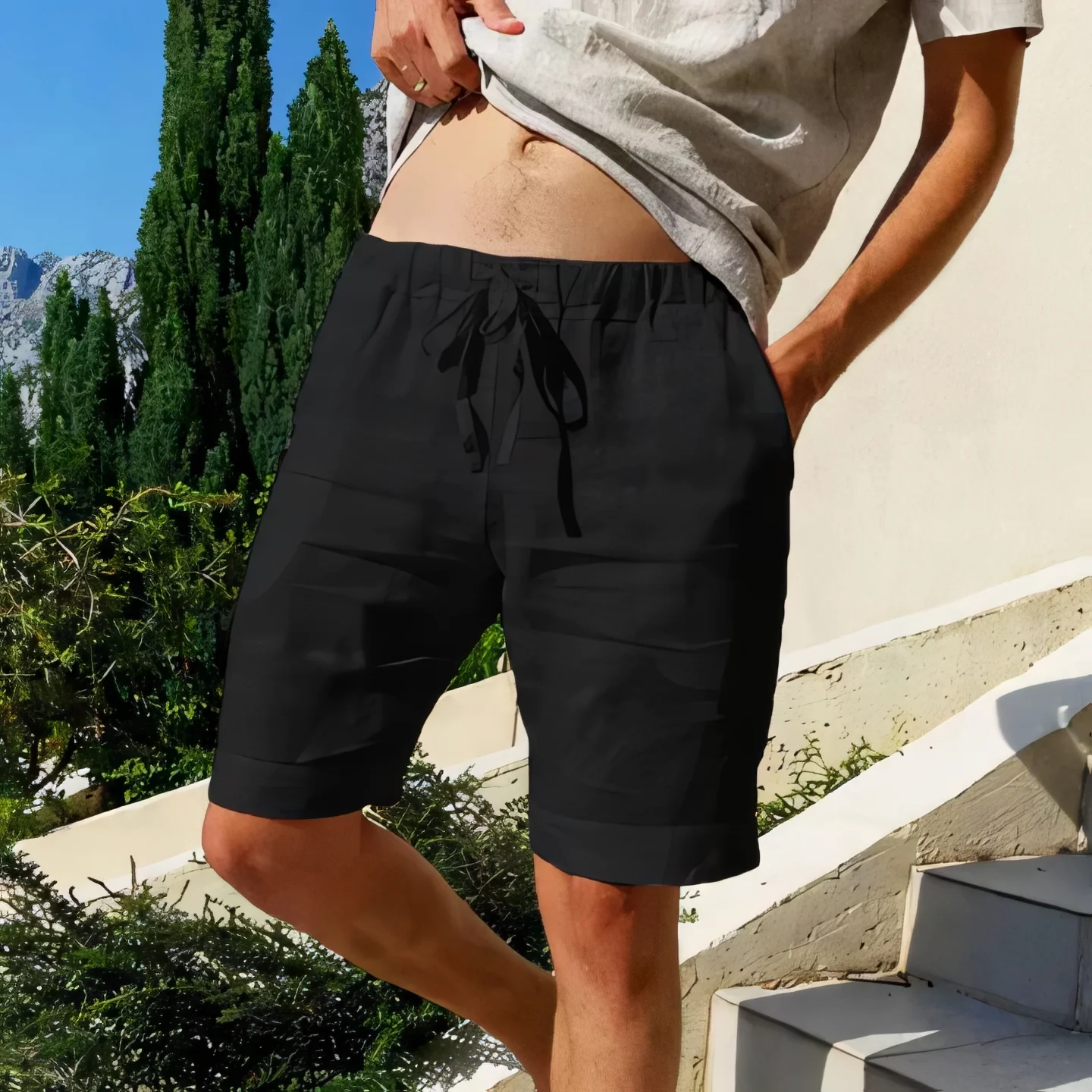 Lockere Freizeit Kurze Hose für Herren - Image 6