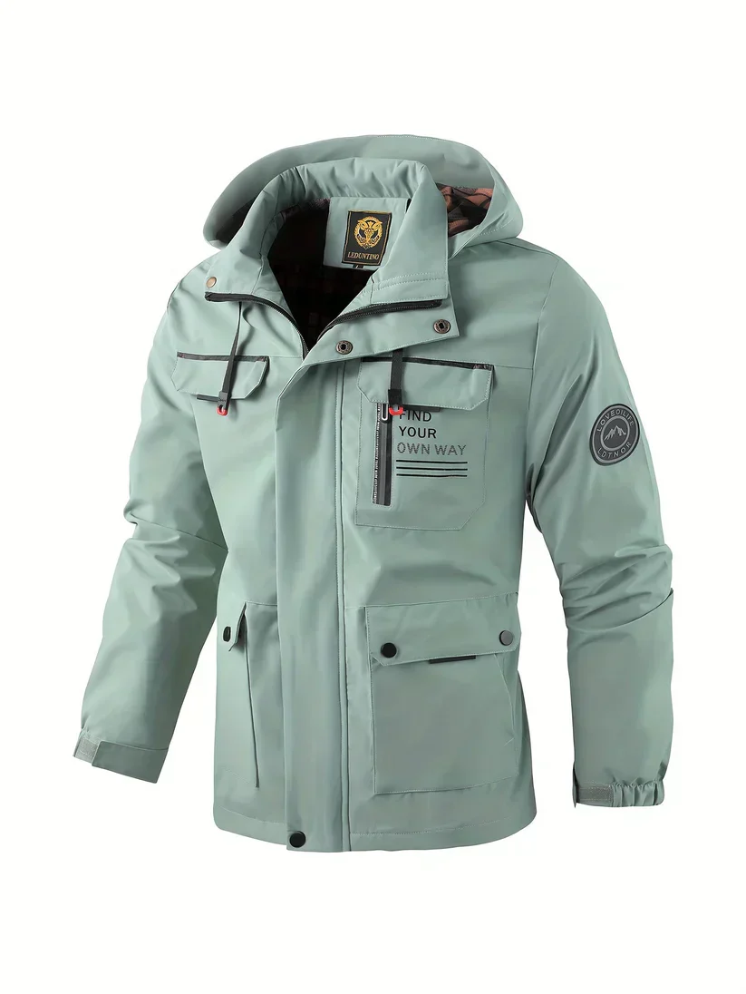 Logan – Robuster Gefütterter Herren Outdoor Parka mit Kapuze - Image 2