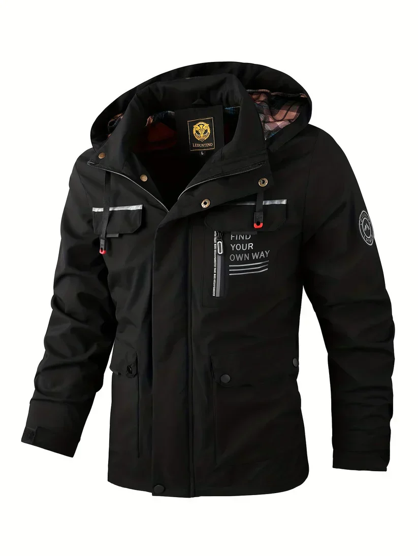 Logan – Robuster Gefütterter Herren Outdoor Parka mit Kapuze - Image 4
