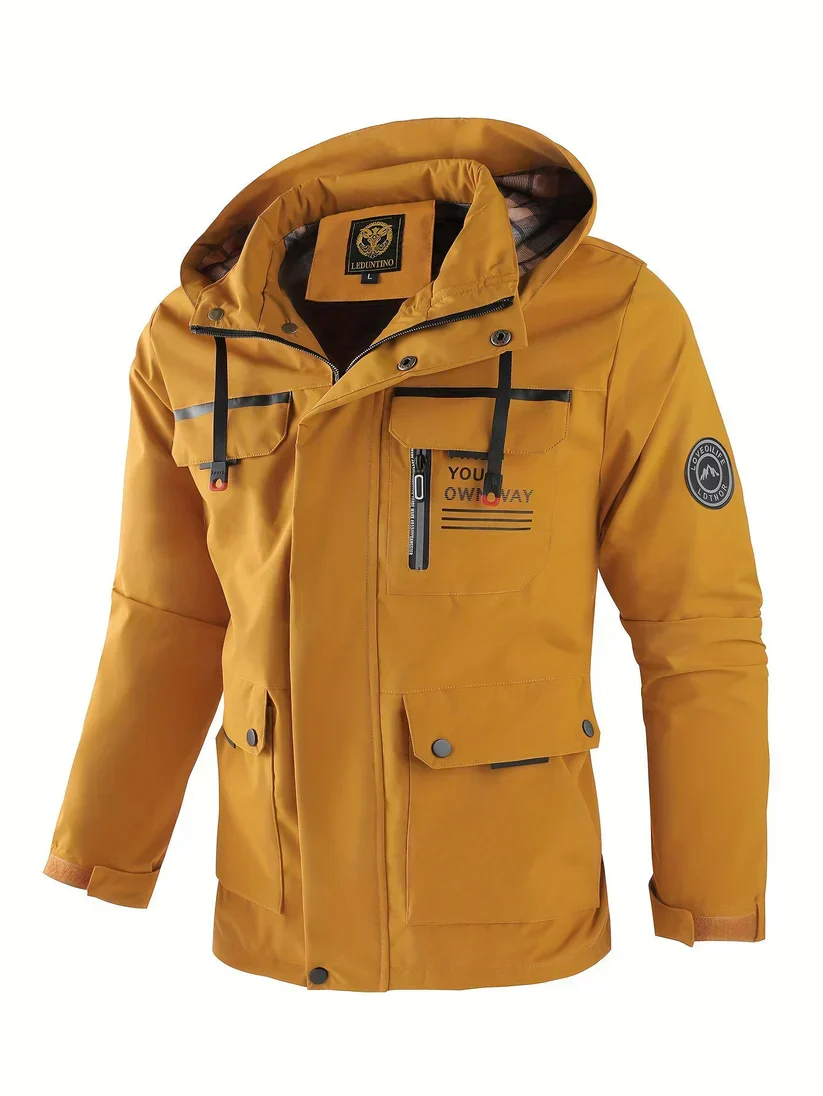 Logan – Robuster Gefütterter Herren Outdoor Parka mit Kapuze - Image 8