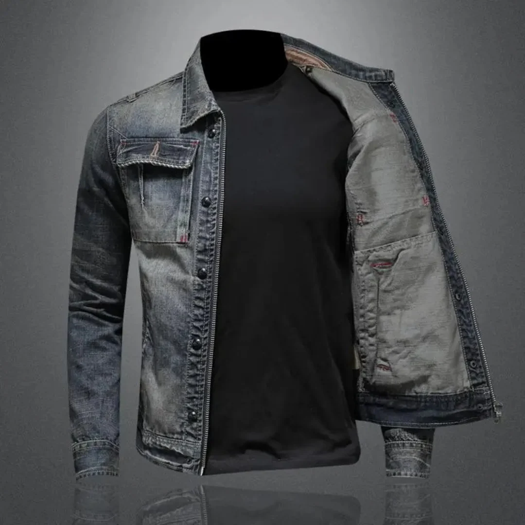 LOGAN VINTAGE DENIM JACKE - Image 3